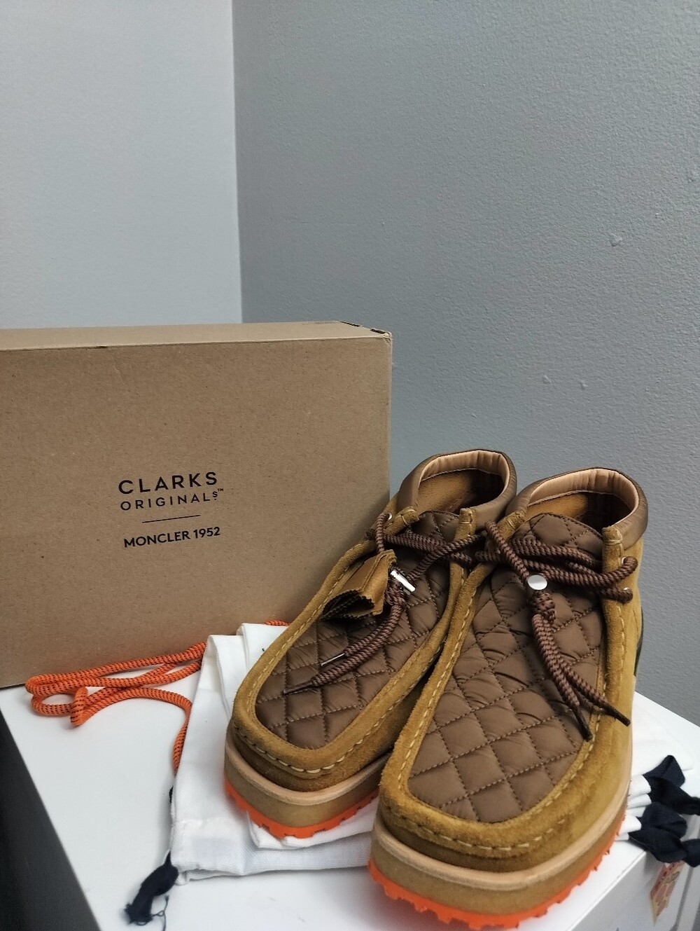 Moncler 1952 X Clarkes Wallabee Boots